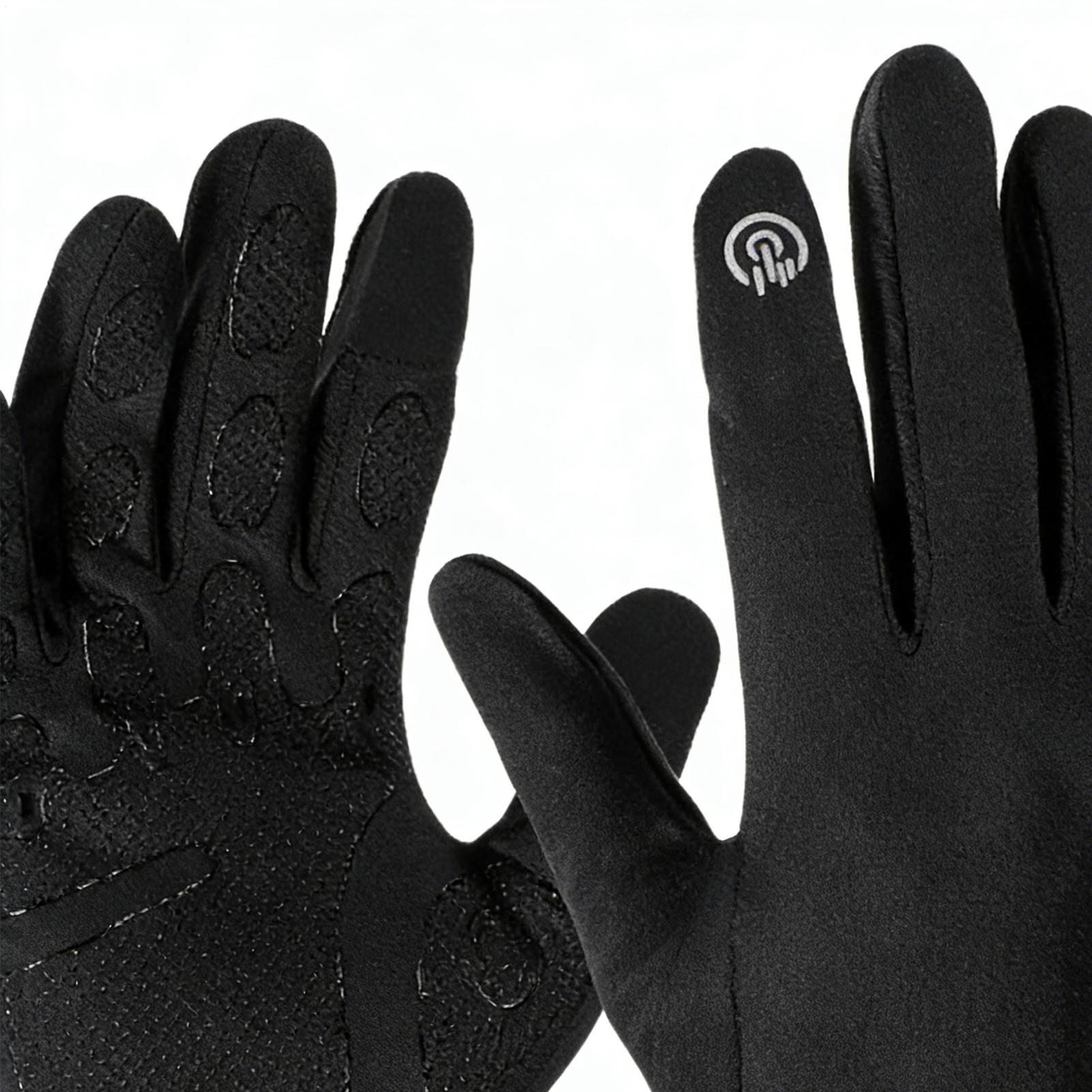 Running Gear In Cold Weather - Luvas de ciclismo quentes dedo cheio