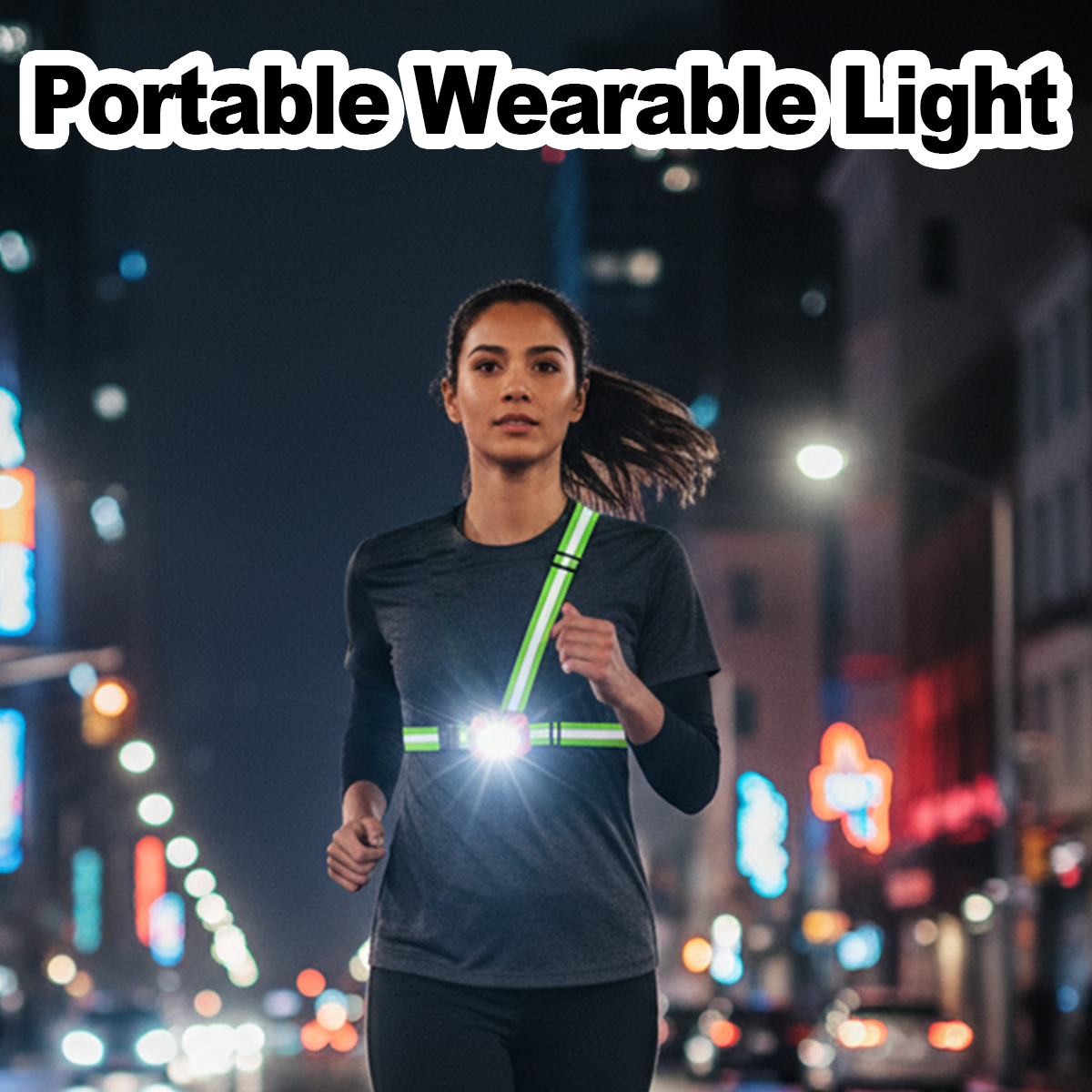 Lanterna de Peito Recarregável - Reflective Running Gear Vest avaliação e preço