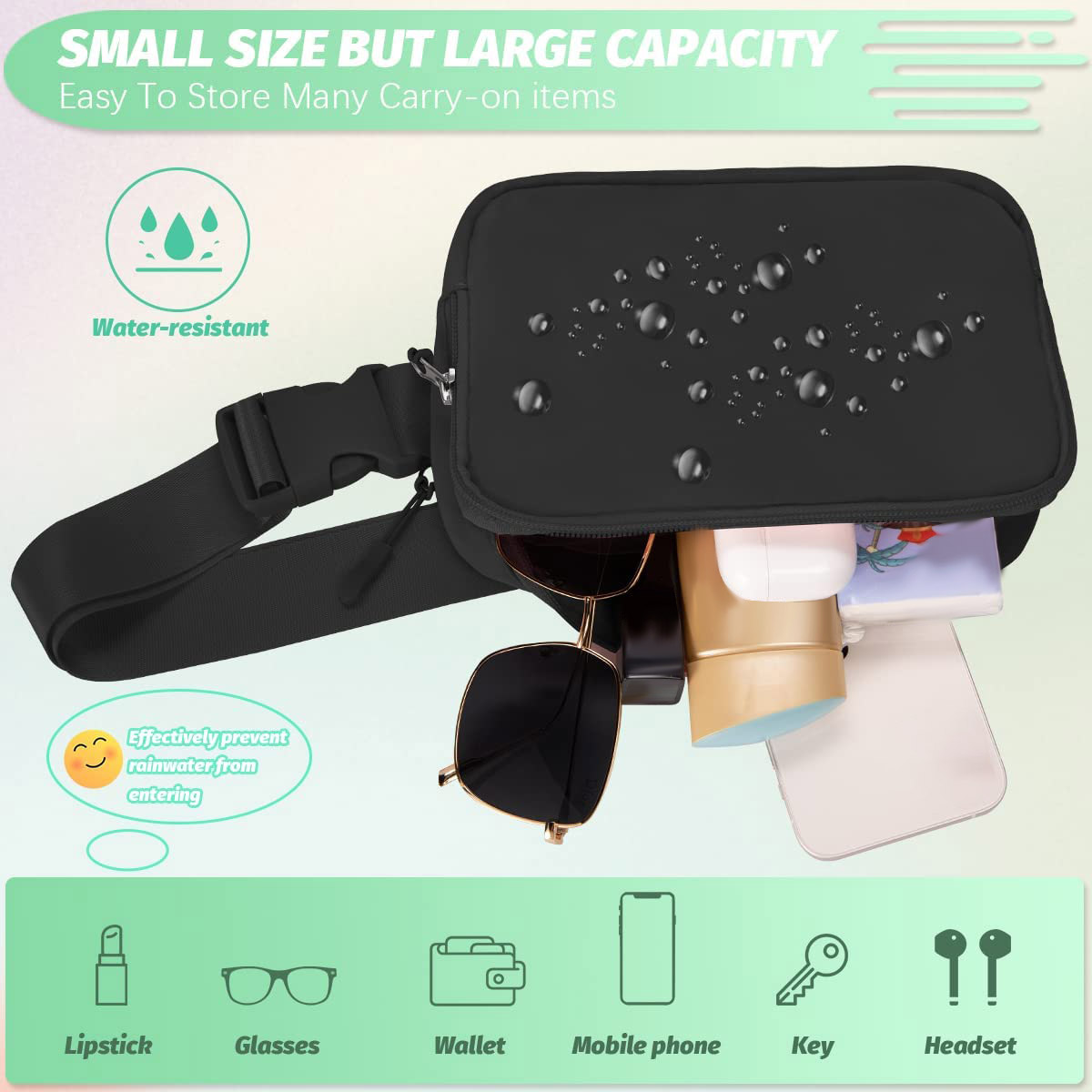 Bolsa de cintura para mulheres - Running Belt Waist avaliação e preço