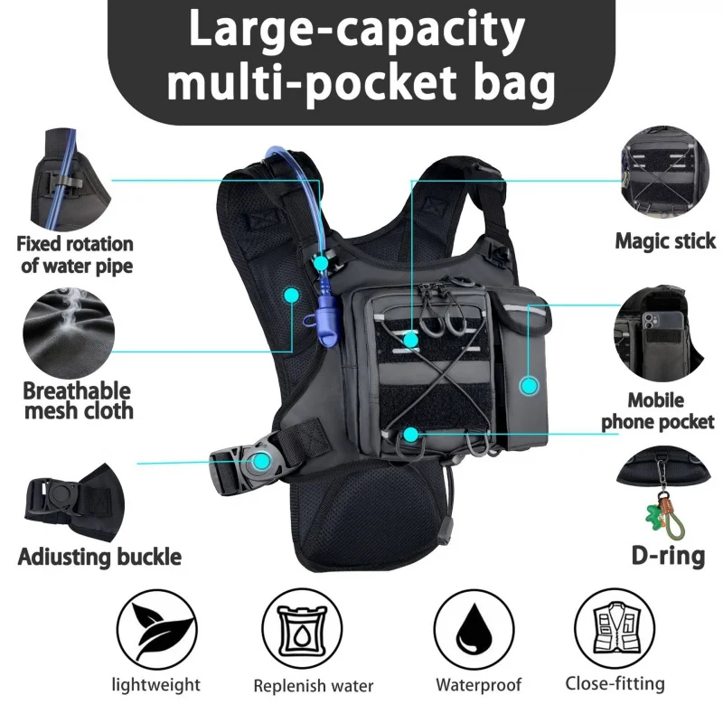 ​ Colete Tático de Alta Qualid - Reflective Running Gear Vest avaliação e preço