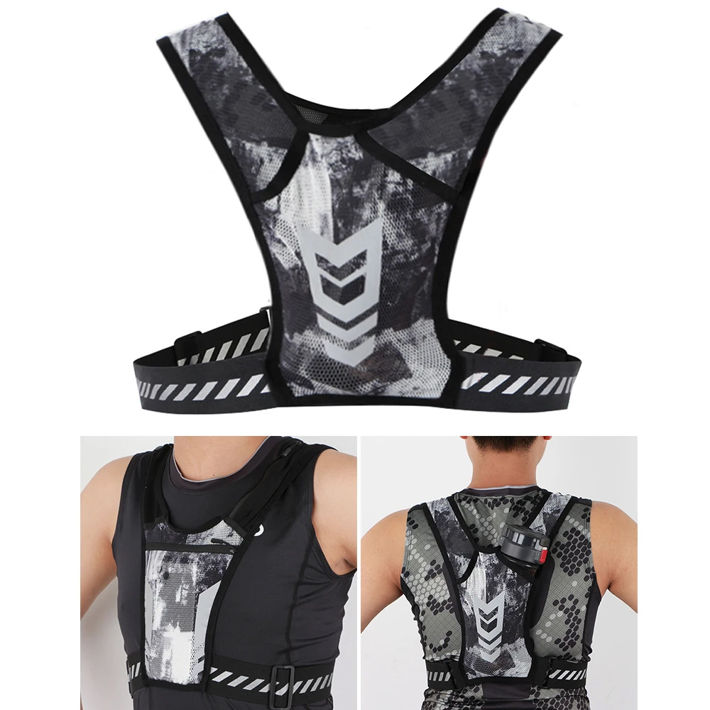 Colete de corrida reflexivo co - Reflective Running Gear Vest avaliação e preço