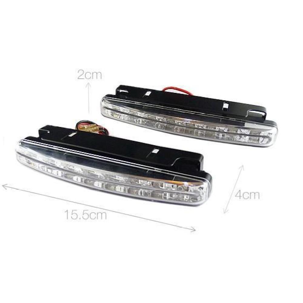 Luz Diurna Automotiva 8LED Uni - Running Gear Auto avaliação e preço