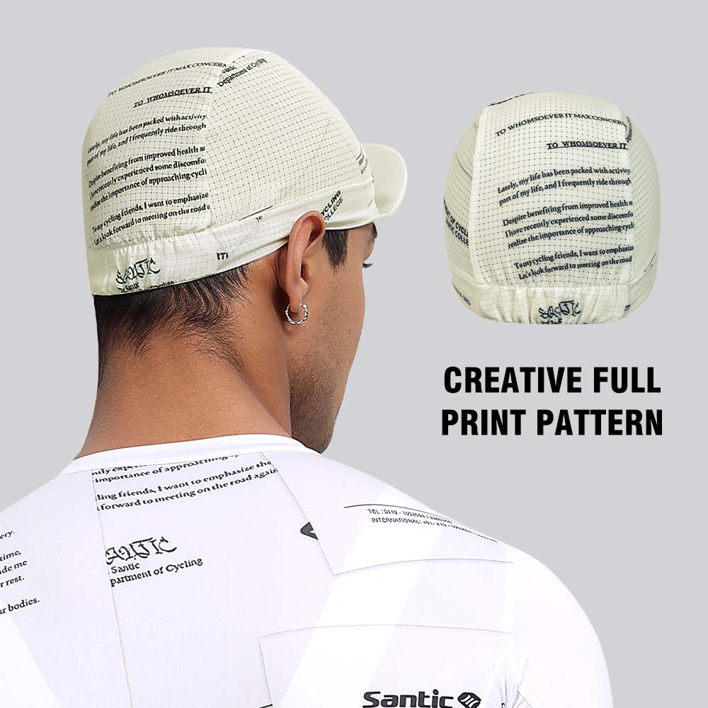 Santic respirável ciclismo bon - Running Gear Hat avaliação e preço