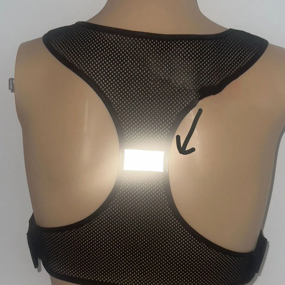 Colete refletivo noturno para  - Reflective Running Gear Vest avaliação e preço