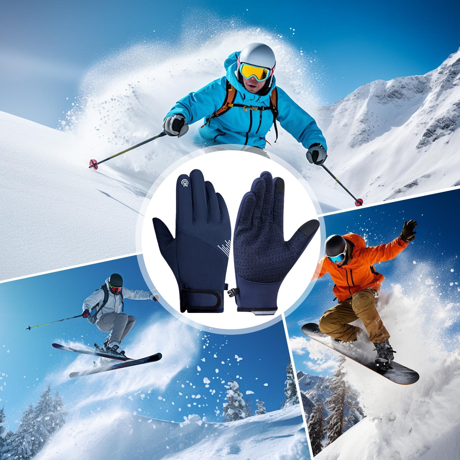 Luvas de inverno masculinas, à - Running Gear In Cold Weather avaliação e preço