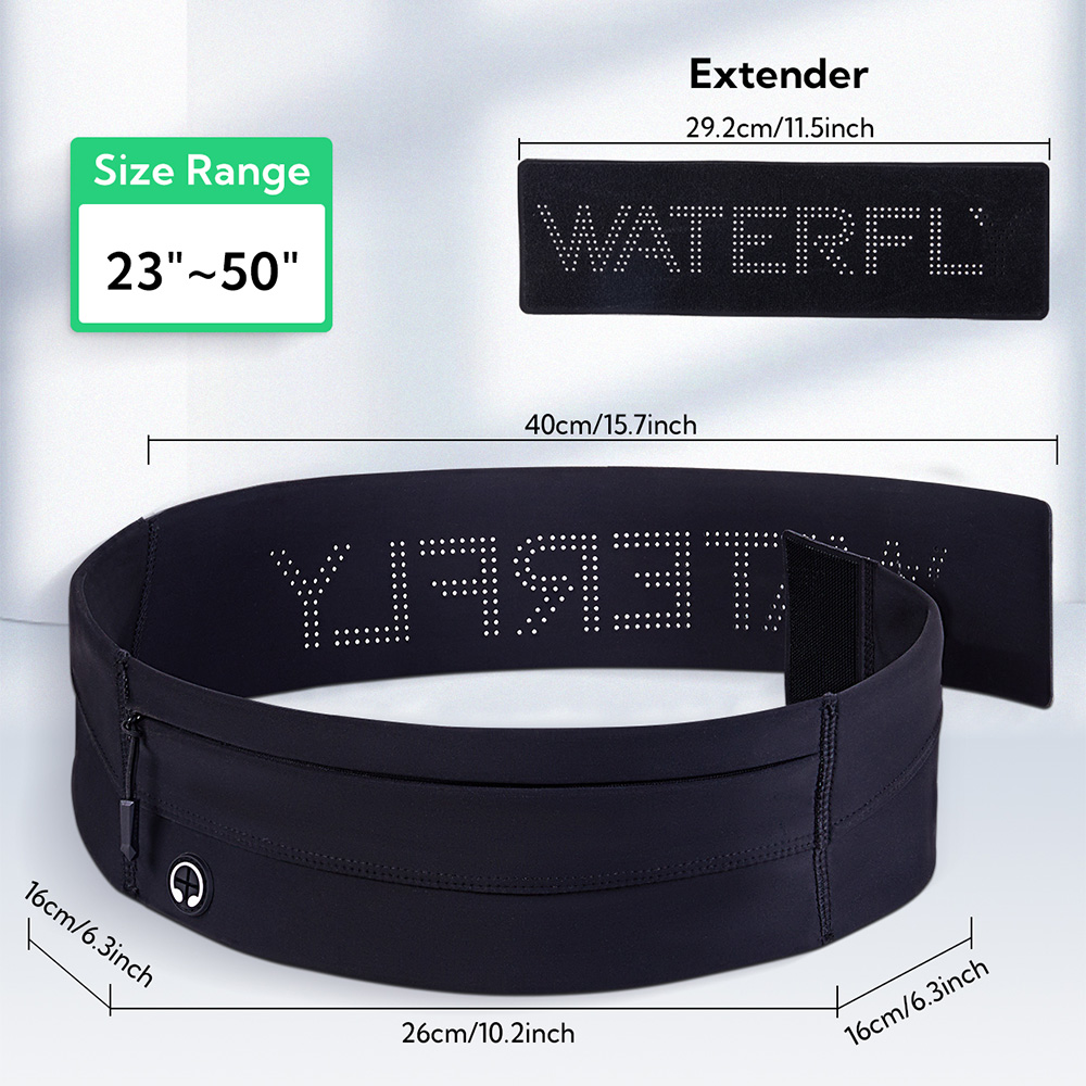Waterfly cinto de corrida fann - Running Belt Waist avaliação e preço