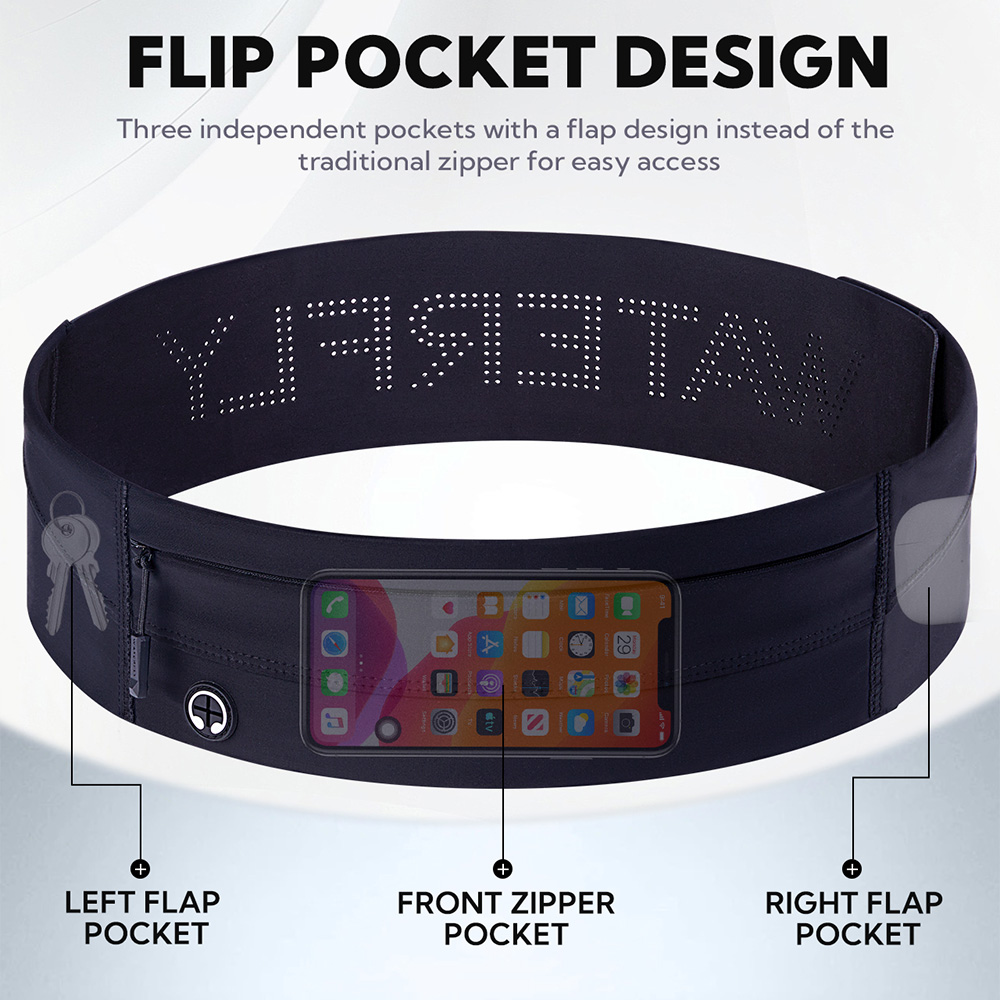 Waterfly cinto de corrida fann - Running Belt Waist avaliação e preço