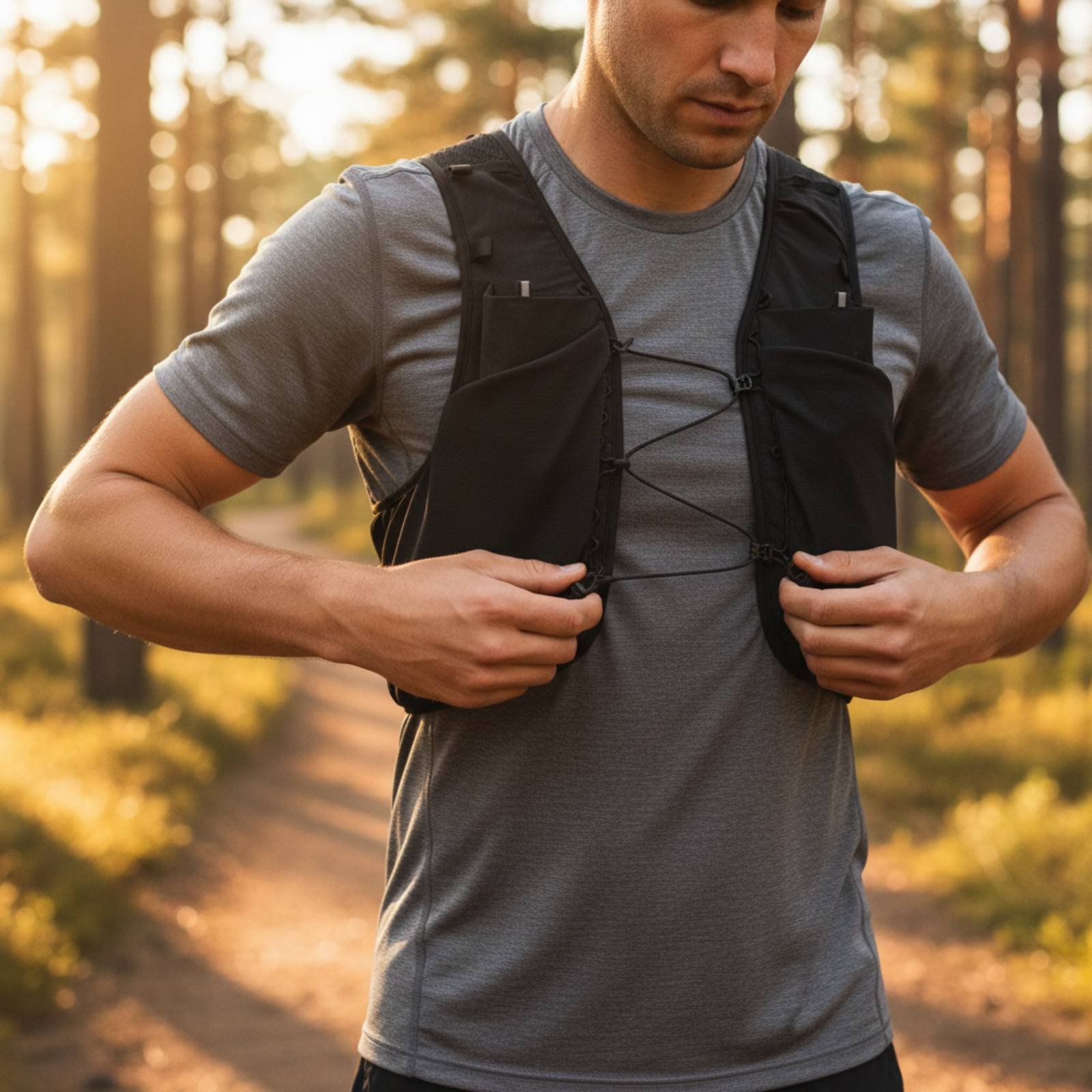 Colete de corrida leve, portát - Reflective Running Gear Vest avaliação e preço