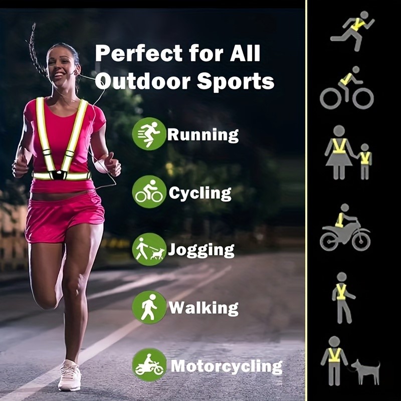 Colete de Segurança Refletivo  - Reflective Running Gear Vest avaliação e preço