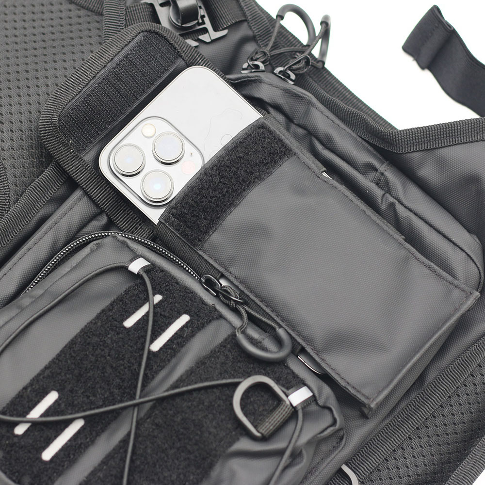 Colete Tático com Bolsa de Pei - Reflective Running Gear Vest avaliação e preço